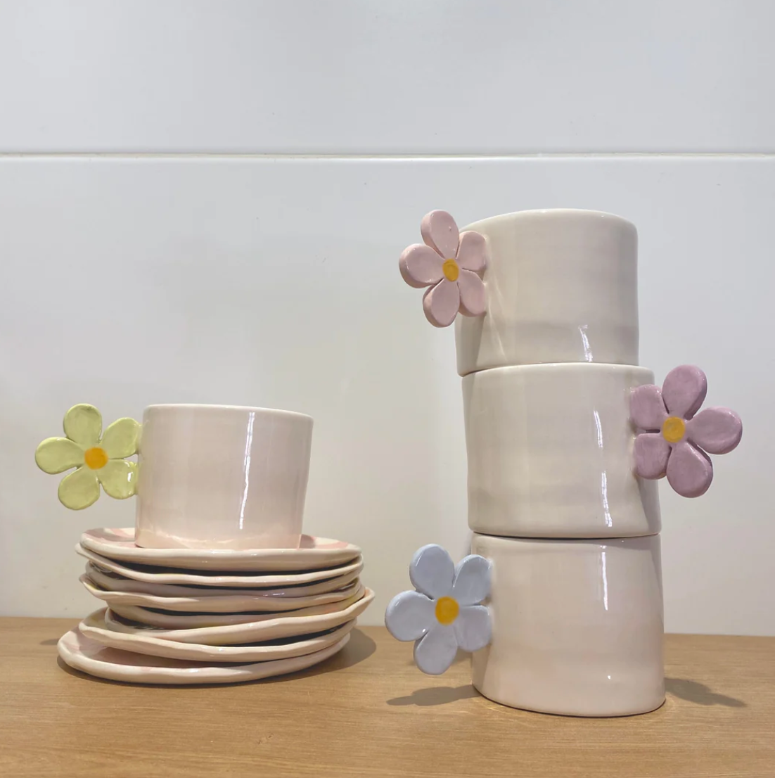 Taza asa de flor