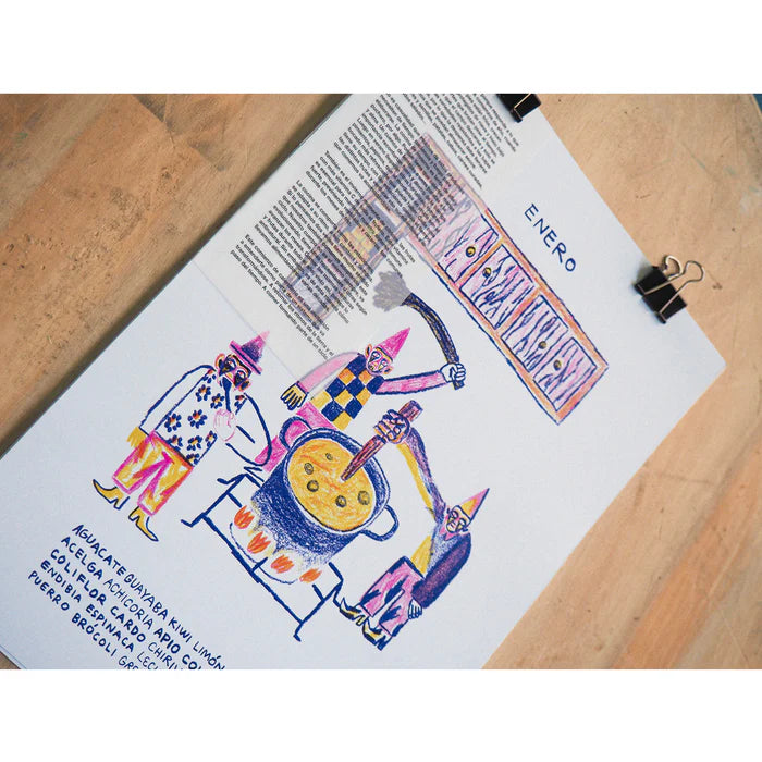 Calendario de frutas y verduras de Soul In The Kitchen