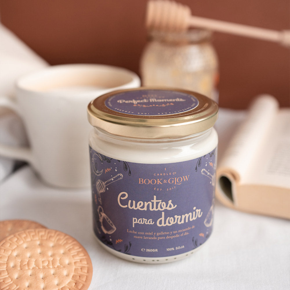 Vela artesana Cuentos para dormir