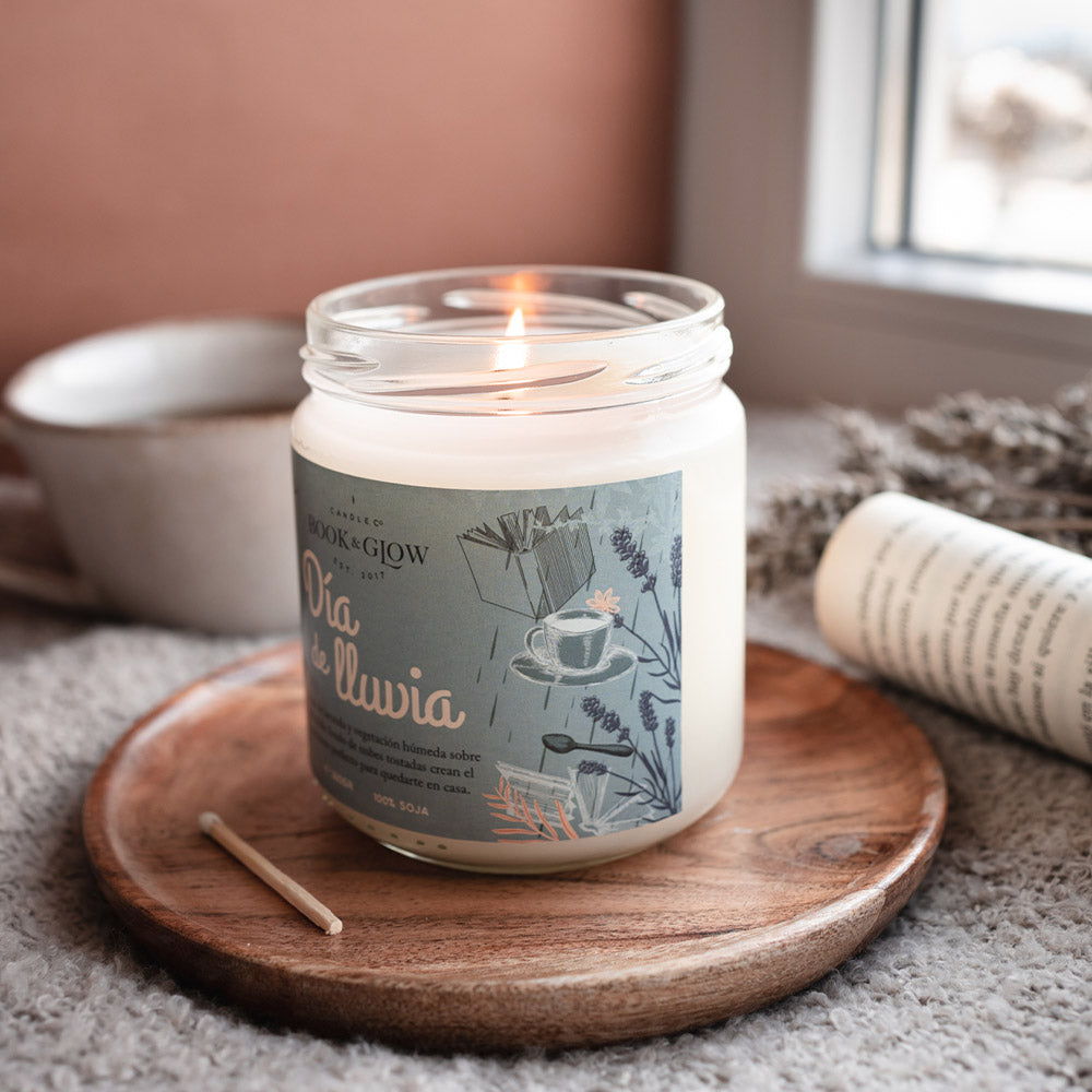 Vela artesana Día de lluvia