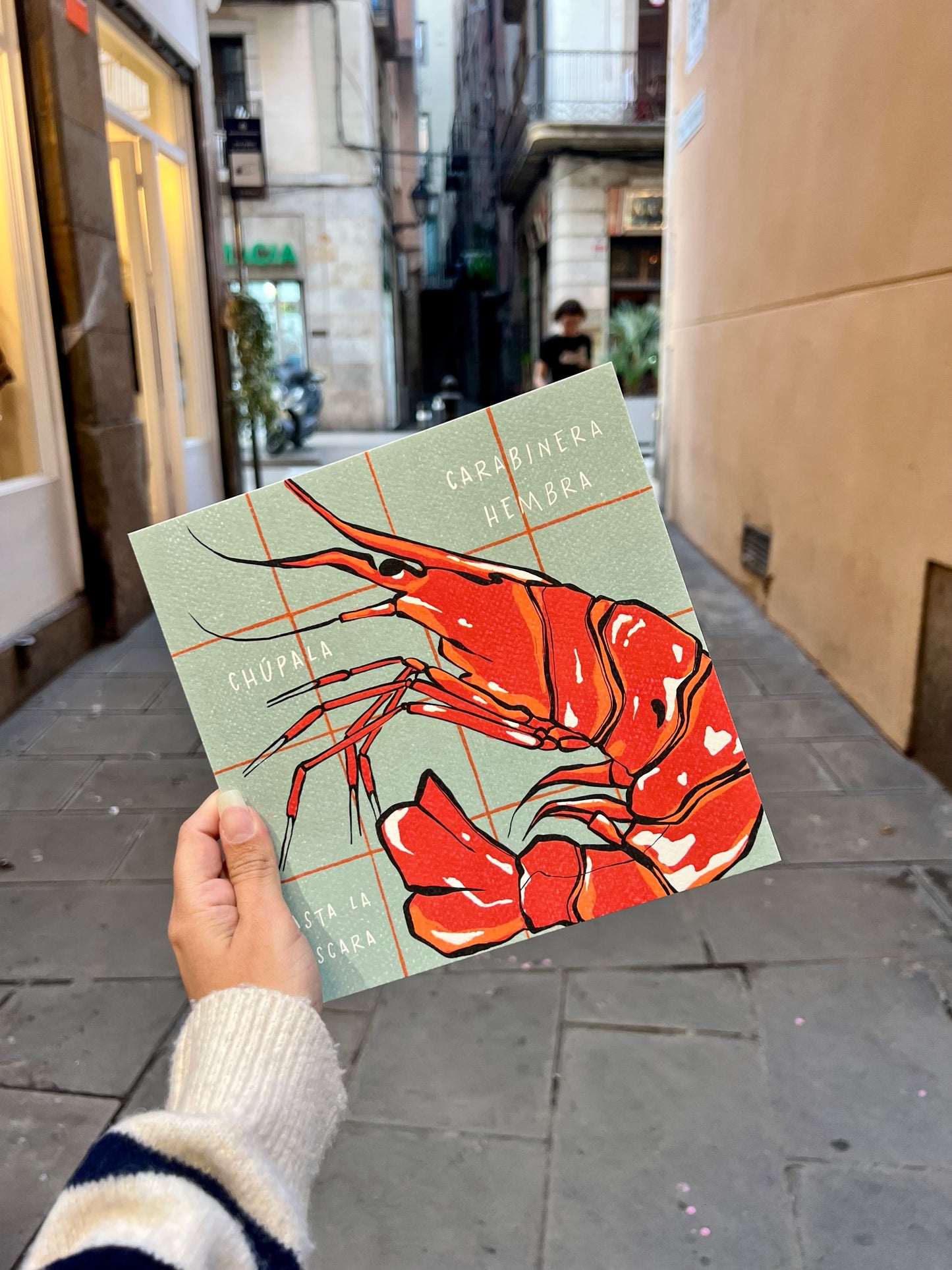 Lámina Chupa la gamba