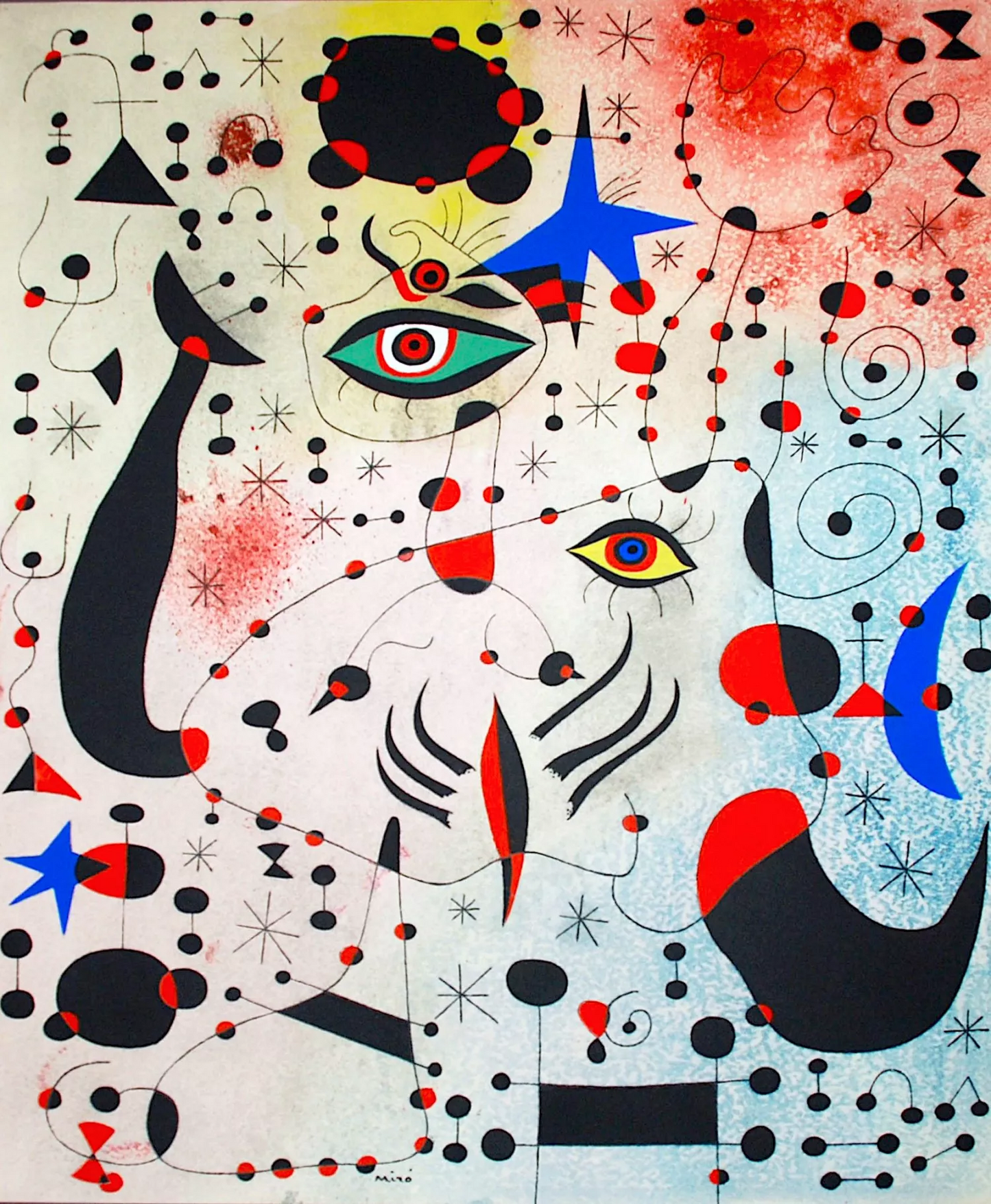 Pendientes ojos y constelaciones