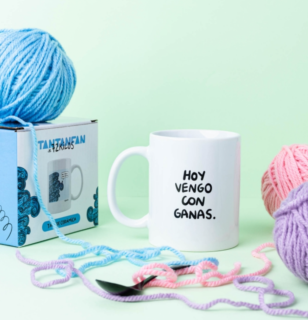 Taza 72 kilos Hoy vengo con ganas