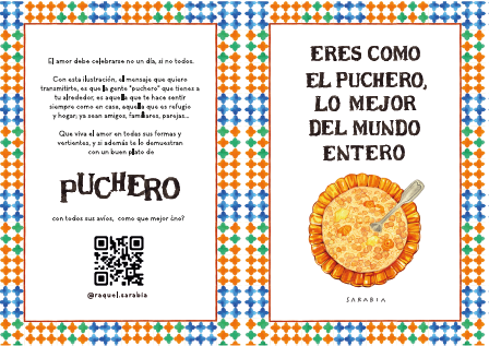 Lámina Eres como el puchero lo mejor del mundo entero