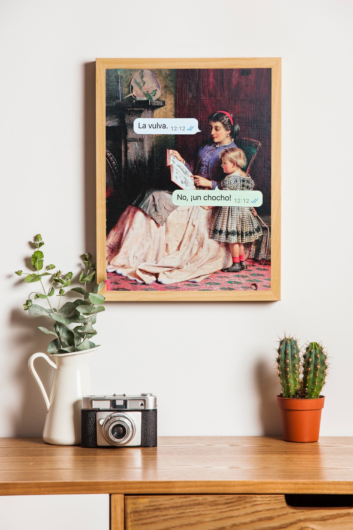 Lámina La vulva. No, un chocho.