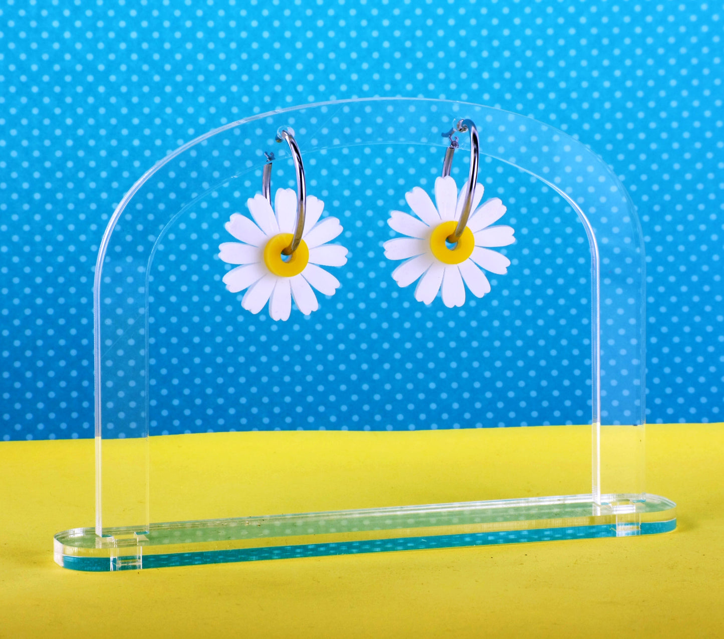 Pendientes Margarita metracrilato