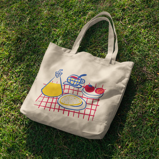 Totebag pan con tomate