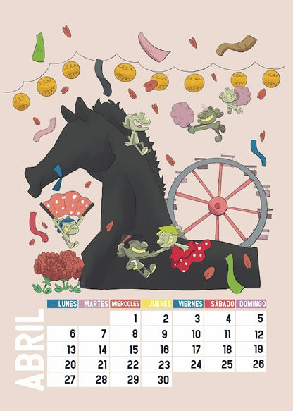 Calendario con mucho Duende 2026