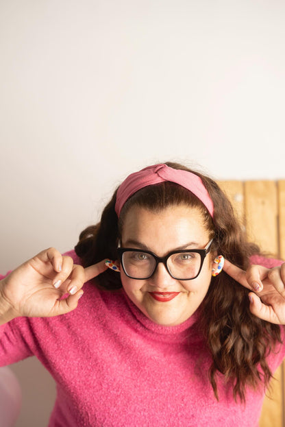 Carnival paper earrings WITH embossing - Chavala x La Vecina