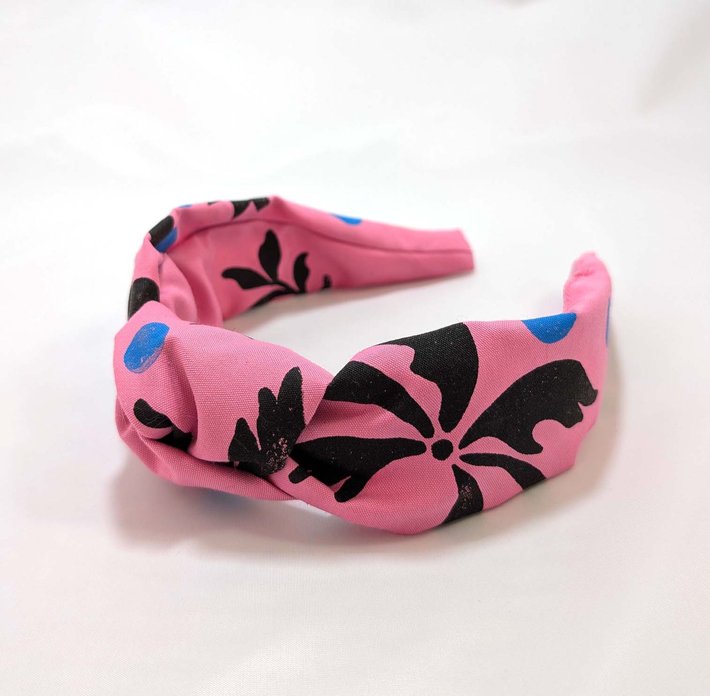 Pasada/felpa/diadema ROSA linograbado