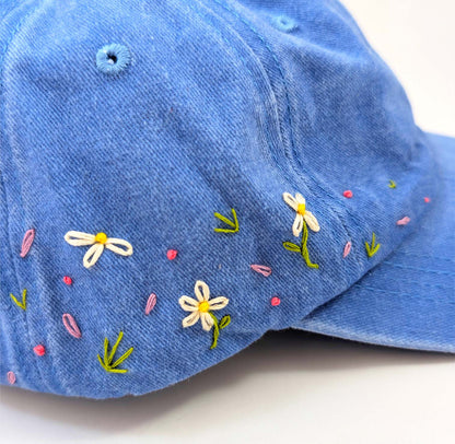 Gorras bordadas margaritas