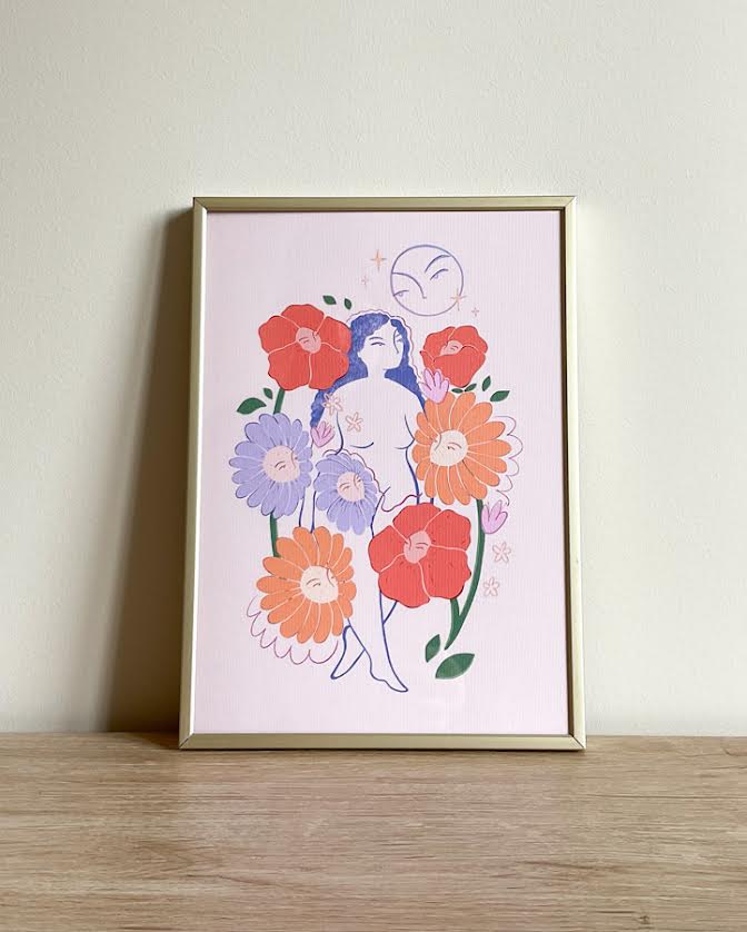 Lámina chica flores