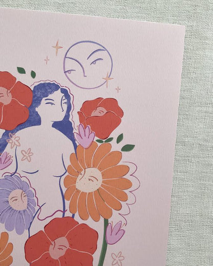 Lámina chica flores
