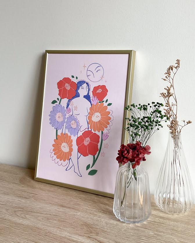 Lámina chica flores