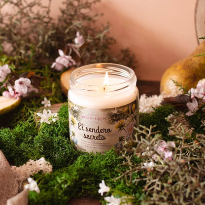 Vela artesana El sendero secreto