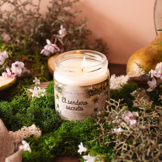 Vela artesana El sendero secreto