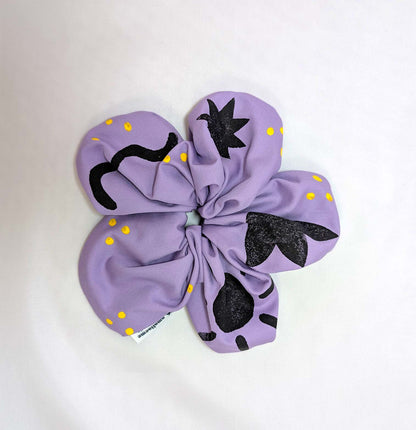 Coleteros FLOR LILA linograbado
