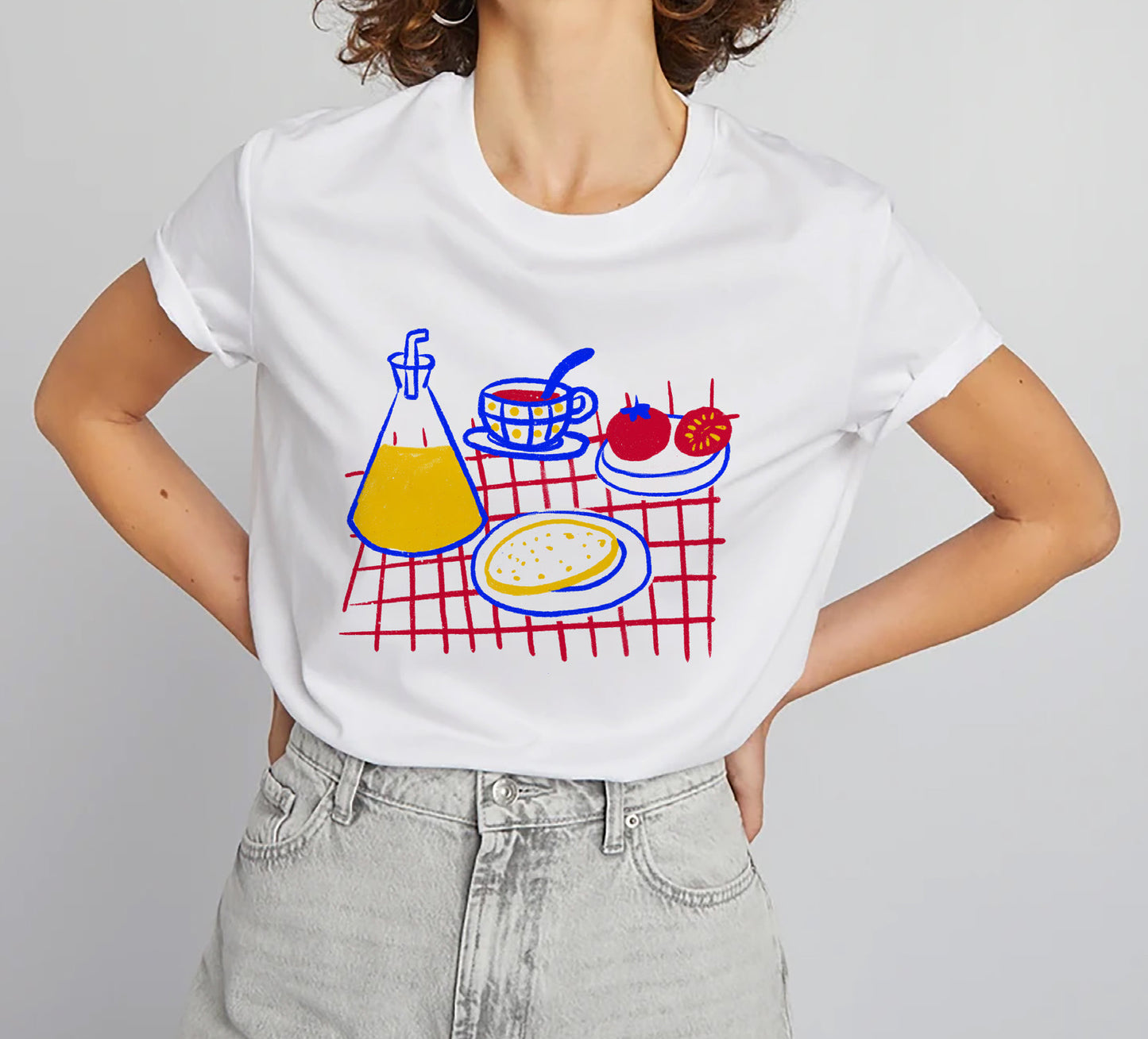 Camiseta Pan con tomate