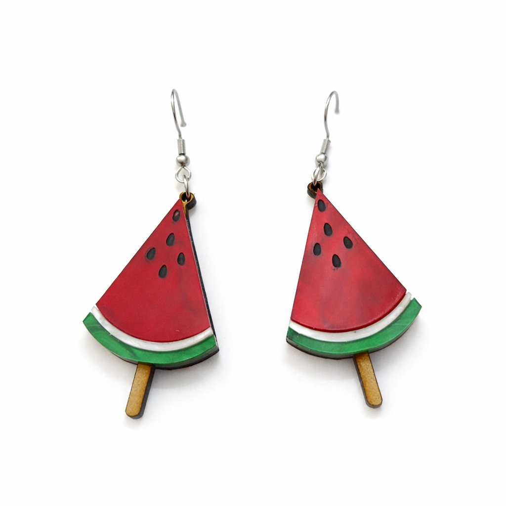 Pendientes Helado de Sandía