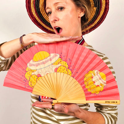 Abanico Medusa huevo frito