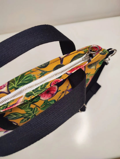 Bolso mostaza higos