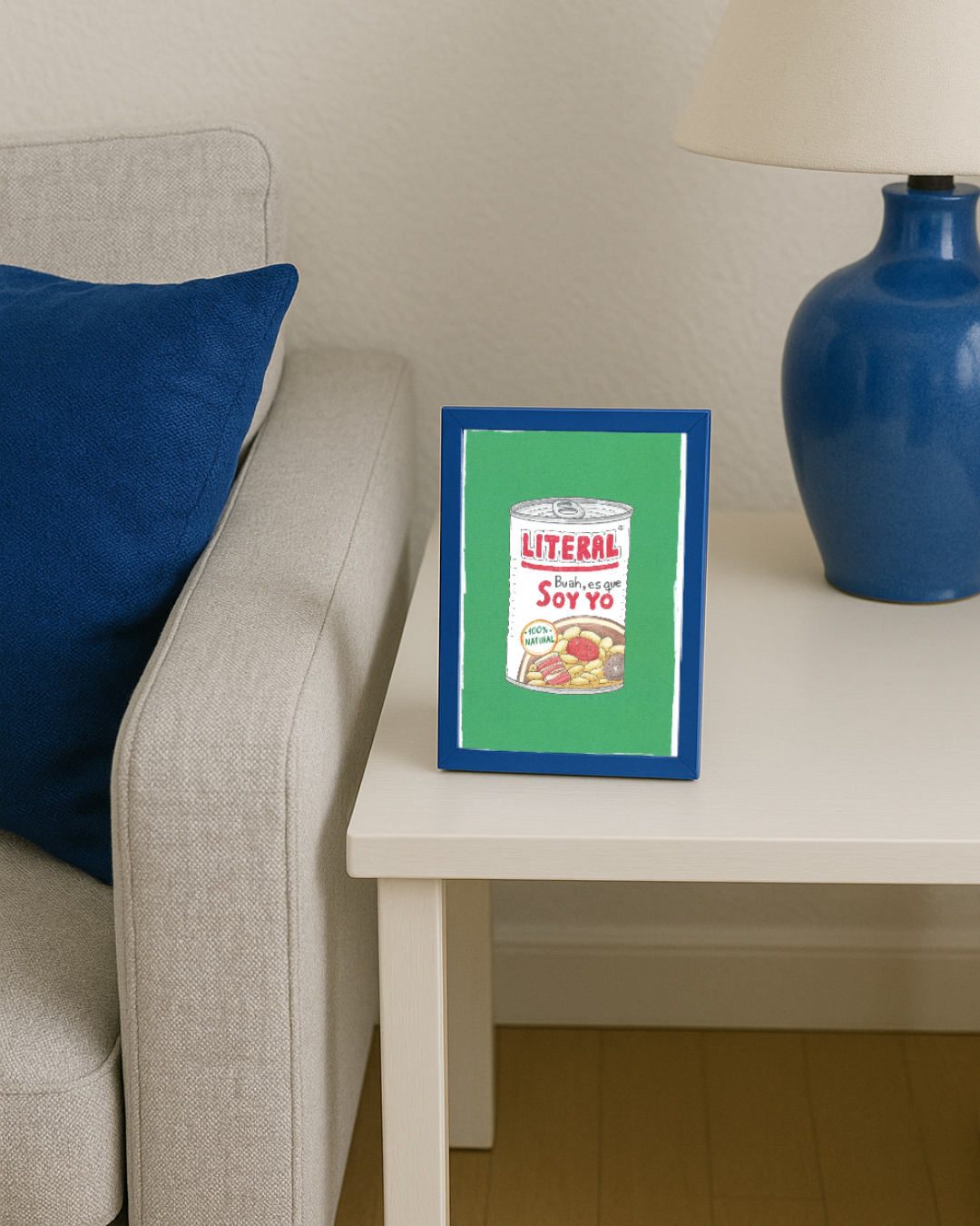 Lámina Literal. Buah, es que soy yo