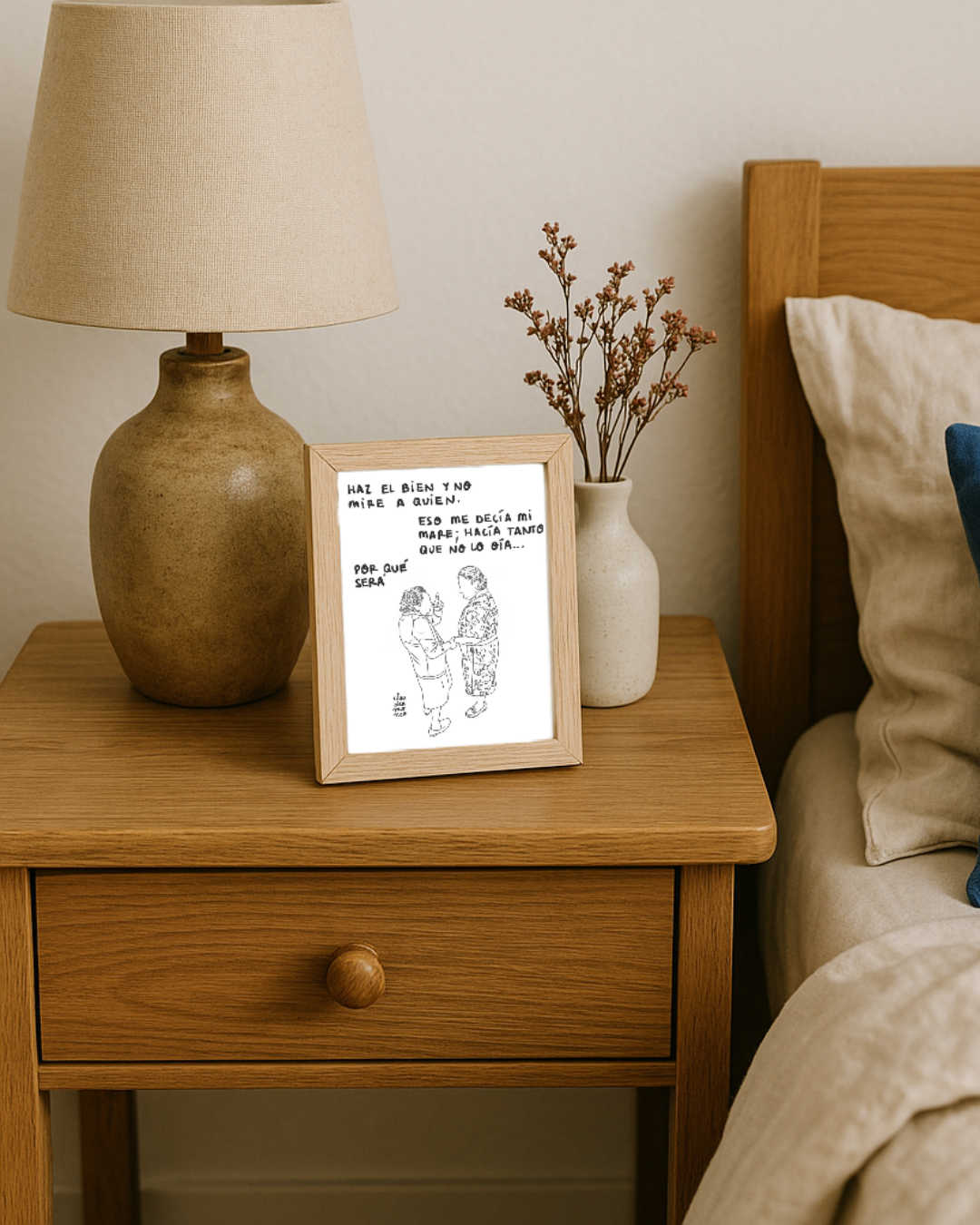 Lámina Haz el bien y no mire a quien