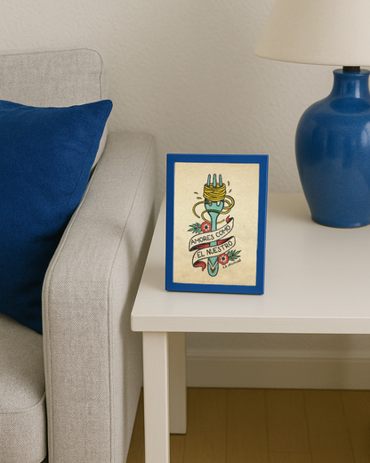 Lámina Amores como el nuestro (tenedor)