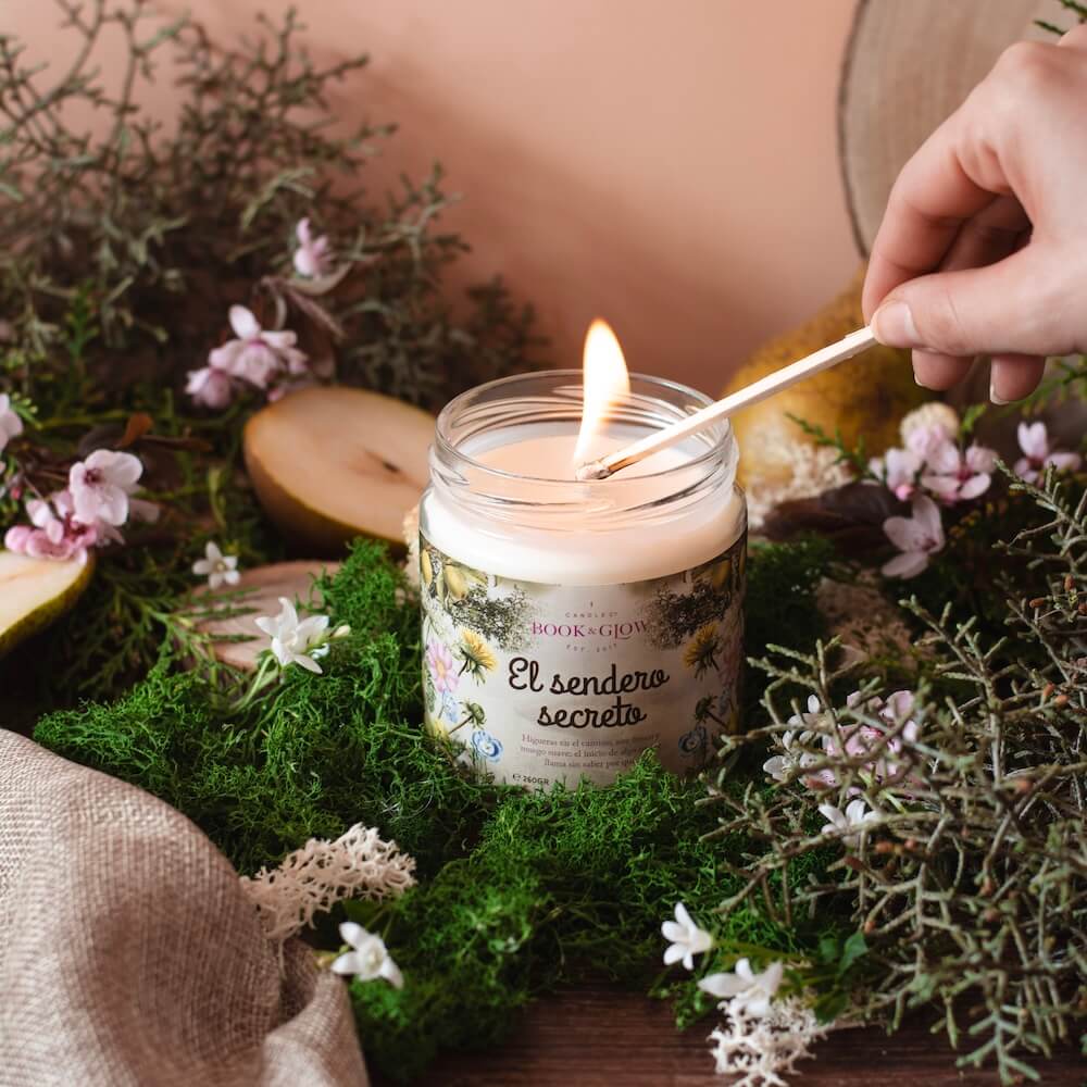 Vela artesana El sendero secreto