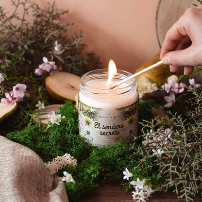 Vela artesana El sendero secreto