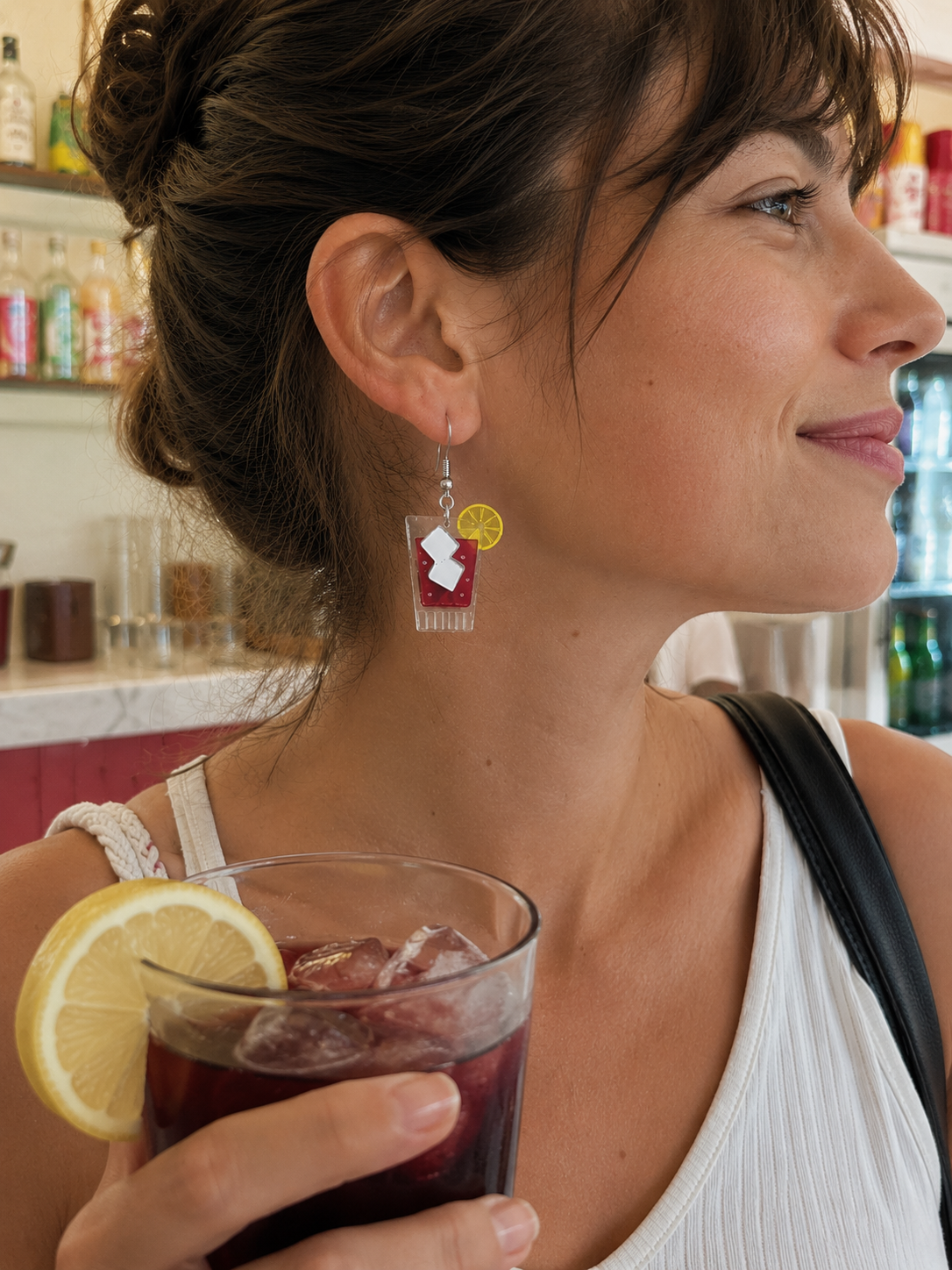 Pendientes Tinto de verano
