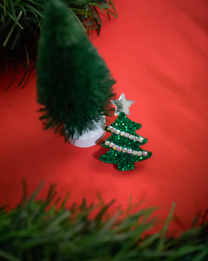 Pin Árbol de Navidad Estrella de color