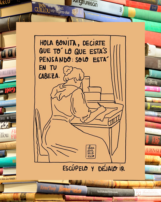 Lámina Tó lo que estás pensando solo está en tu cabeza