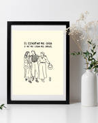 Art Print The state does not take care of me, my friends take care of me