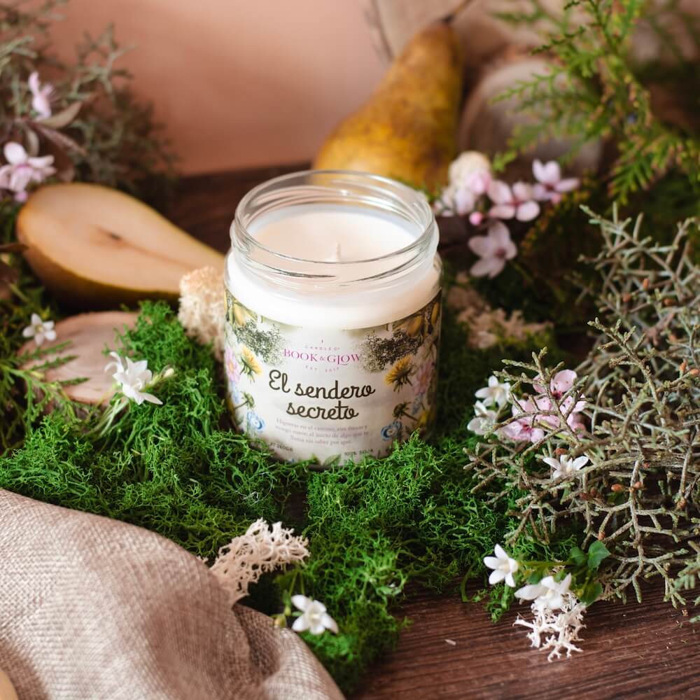 Vela artesana El sendero secreto