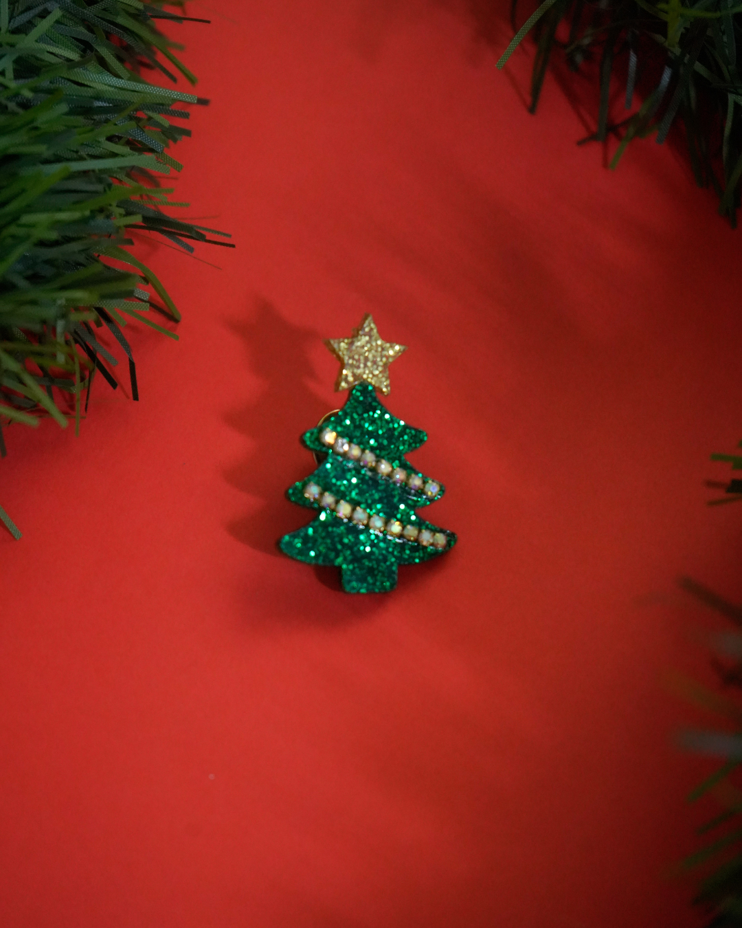 Pin Árbol de Navidad Estrella de color