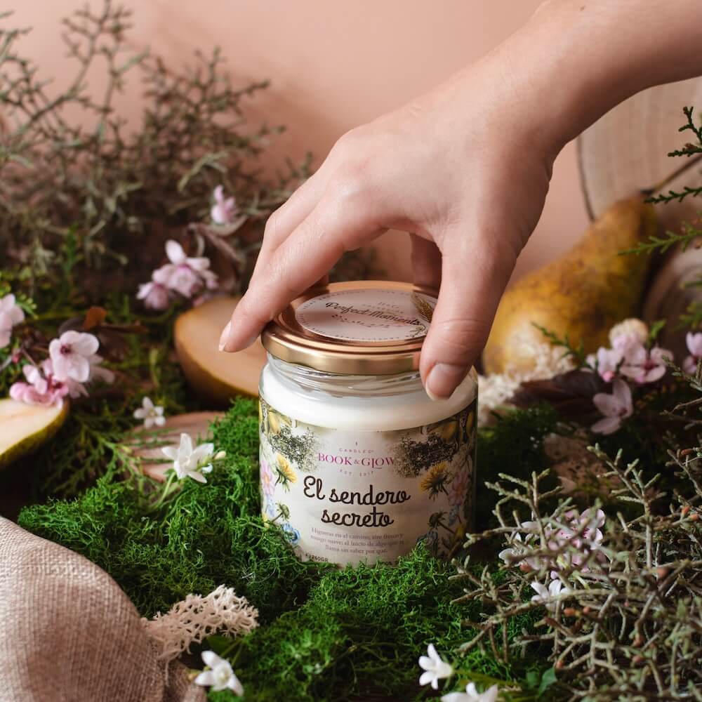Vela artesana El sendero secreto