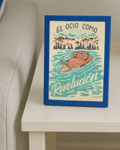 Lámina El ocio como Revolución - Castor