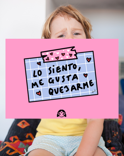 Art Print Sorry I like to complain - Sorry not sorry