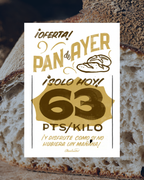 Lámina Oferta, pan de ayer