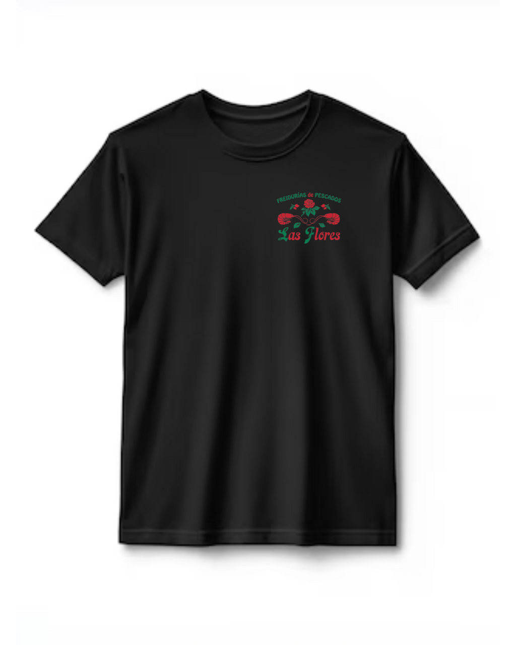 Camiseta Freiduría Las Flores Cádiz - Negra