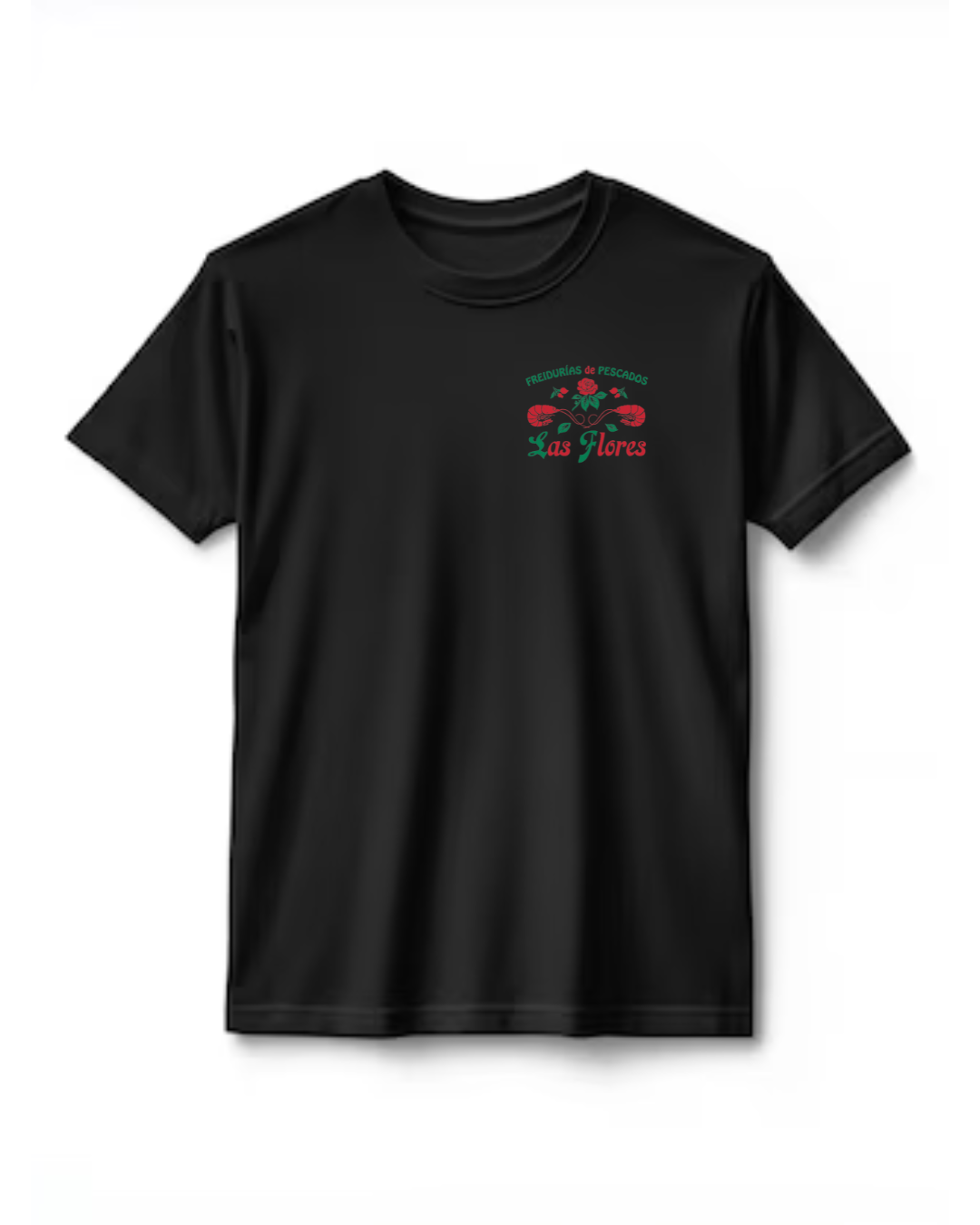 Camiseta Freiduría Las Flores Cádiz - Negra