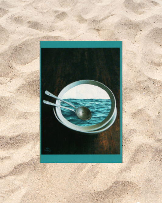 Lámina Plato de mar collage