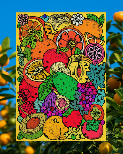 Art Print I like fruit