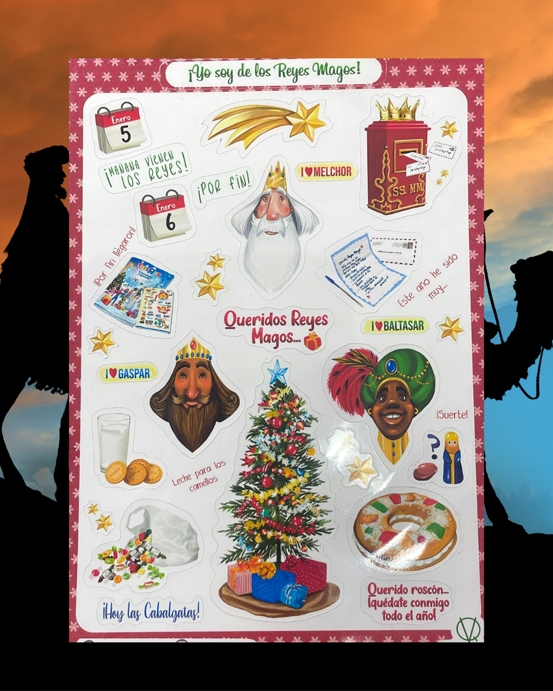 Stickers I am from the Three Wise Men