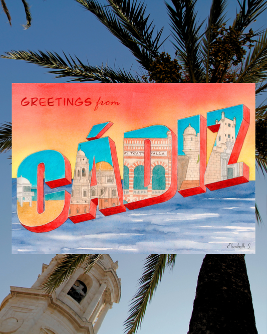 Greetings from Cádiz sheet