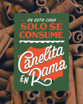 Lámina En esta casa Canelita en Rama