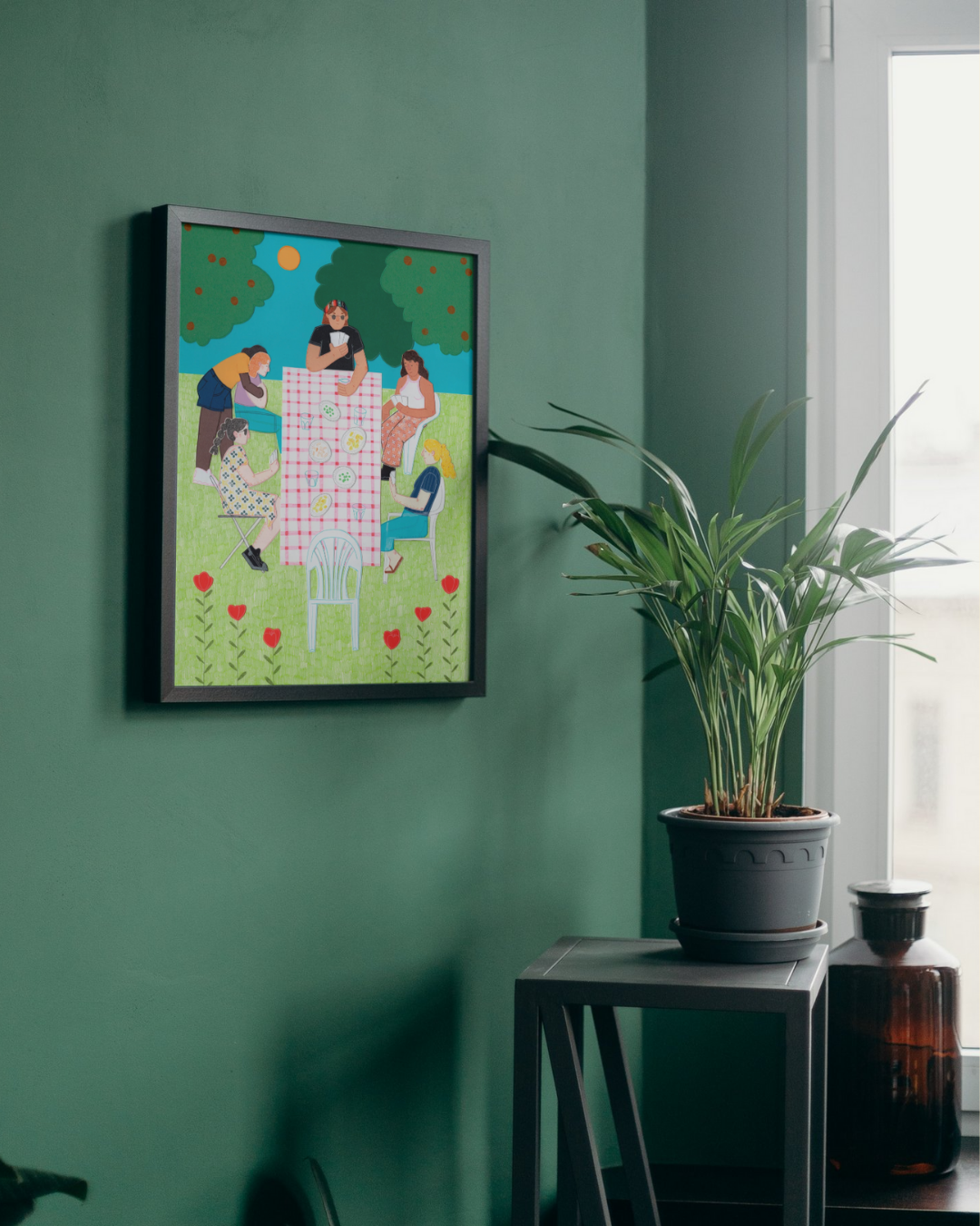 Lámina Picnic amigas