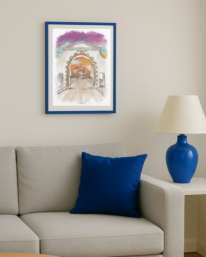 Lámina La Caleta - puerta