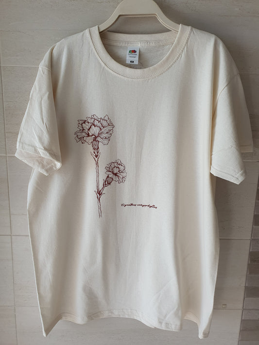 Camiseta Clavel Botánico
